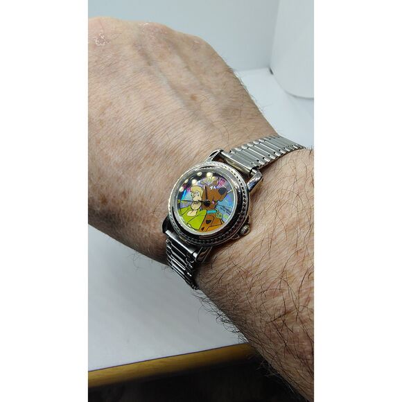 Scooby Doo and Shaggy Armitron Yr 2000 Hanna Barbera 2100/144 Ladies Watch - Picture 6 of 9